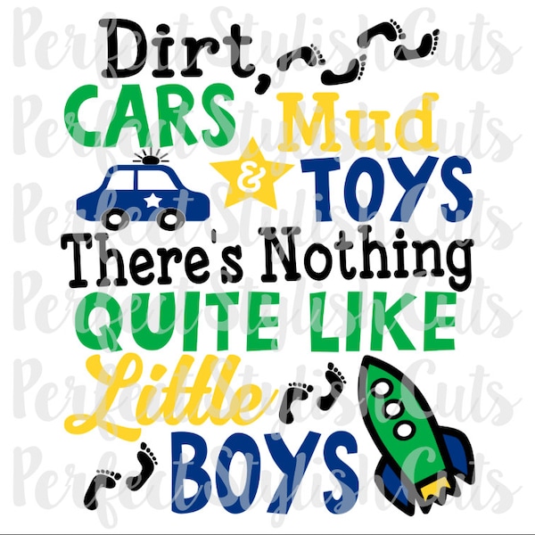 Like Little Boys SVG, DXF, EPS, png Files for Cutting Machines Cameo or Cricut - Spaceship svg, Svg Sayings, Police svg, Baby Boy svg