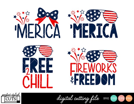 4th Of July Svg Bundle Merica Svg Fourth Of July Svg Etsy