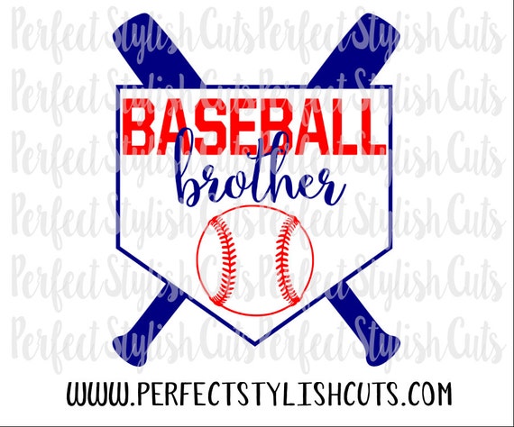 Download Baseball Brother Svg Dxf Eps Png Files For Cutting Machines Etsy