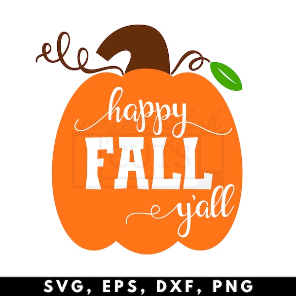 Happy Fall Yall Svg - Etsy