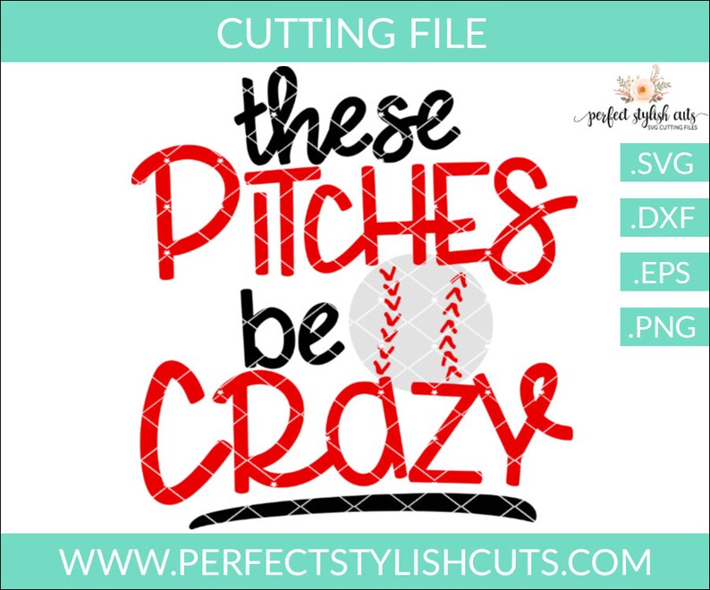 May include: Red and black baseball themed graphic with the text "these pitches be crazy".