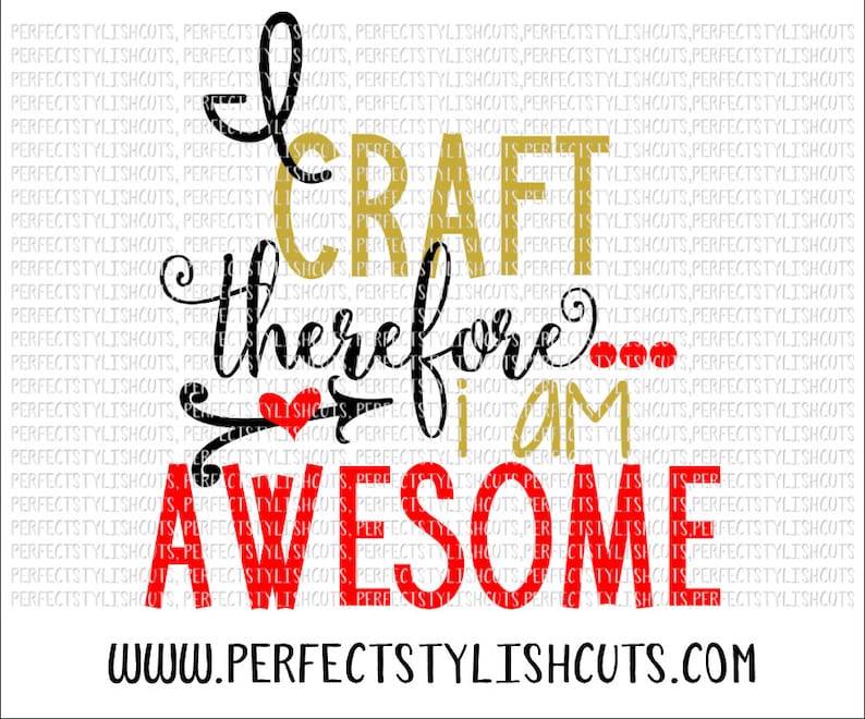 Download I Craft SVG DXF EPS png Files for Cutting Machines Cameo or | Etsy