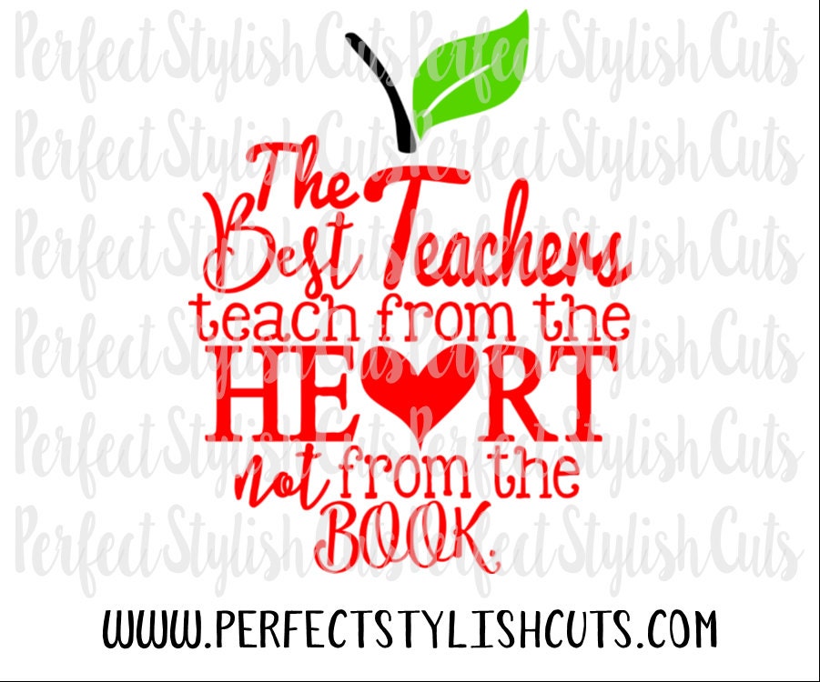 Download The Best Teachers SVG DXF EPS png Files for Cutting | Etsy