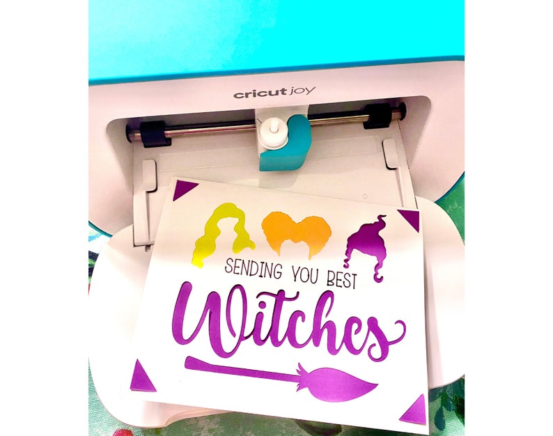 Best Witches Hocus Pocus Cricut Joy Card for Halloween Greeting Cards