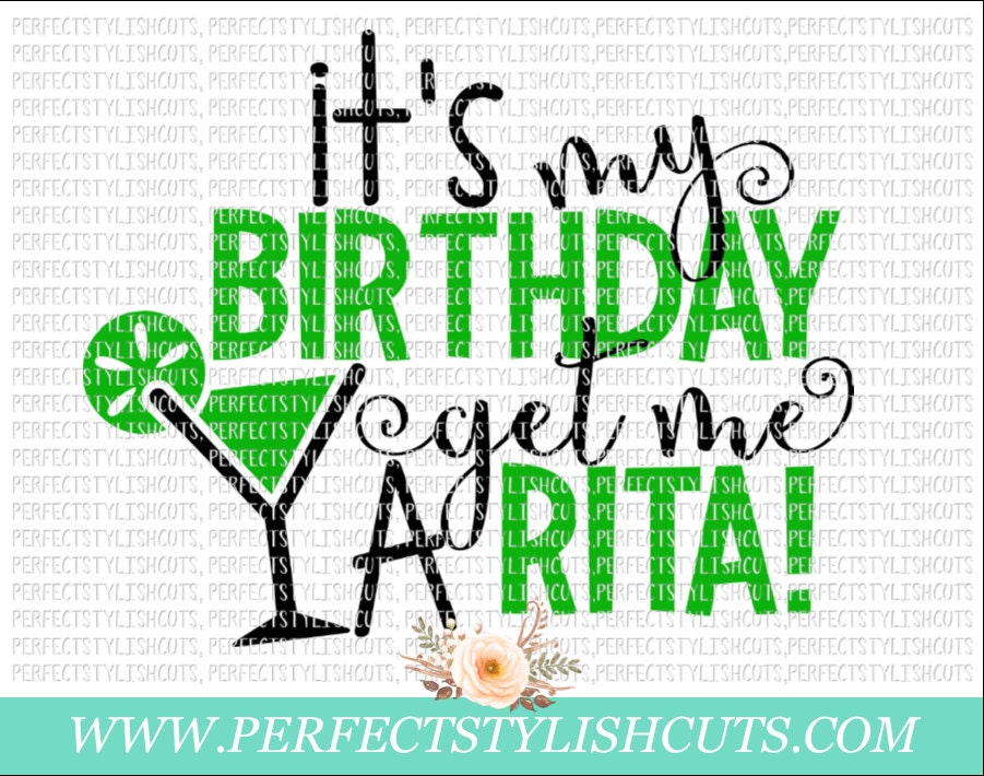 It's My Birthday SVG DXF EPS png Files for Cutting | Etsy