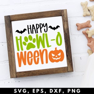 Happy Howloween SVG, Halloween Dog SVG, Dog Bandana SVG