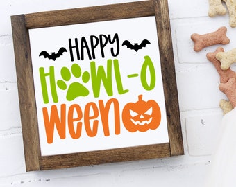 Happy Howloween SVG, Halloween Dog SVG, Dog Bandana SVG