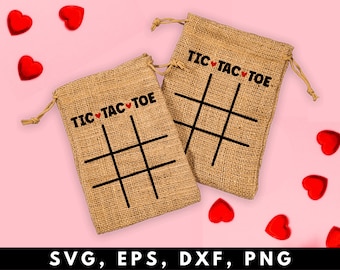 Tic Tac Toe SVG - San Valentino Tic Tac Toe Board Svg Per Cricut