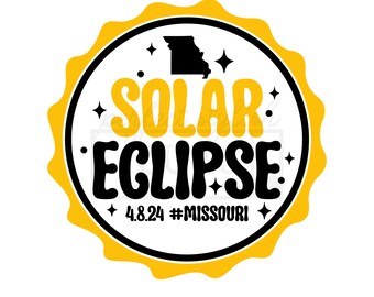 Missouri Solar Eclipse 2024 SVG, Eclipse Shirt, Eclipse PNG