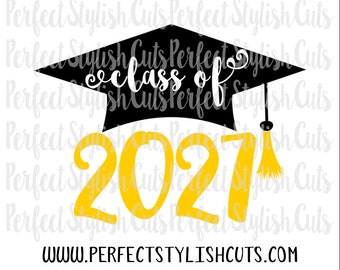 Class of 2027 SVG, DXF, EPS, png Files for Cutting Machines Cameo or Cricut - Graduation svg, 1st Grade Svg, Graduation Svg