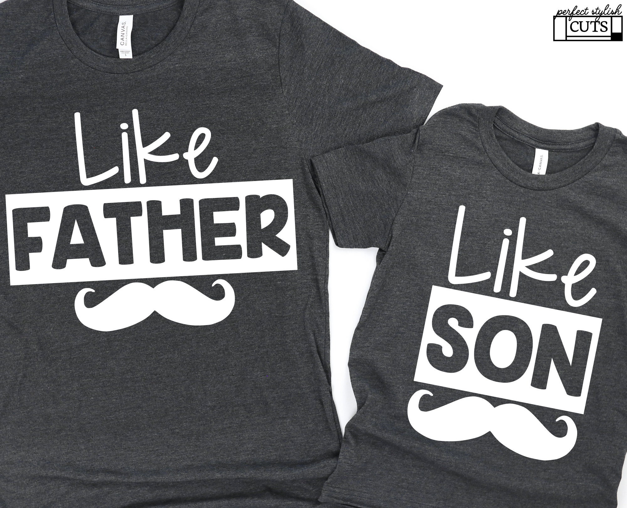 Download Like Father Like Son Svg Father And Son Svg Matching Shirts Etsy