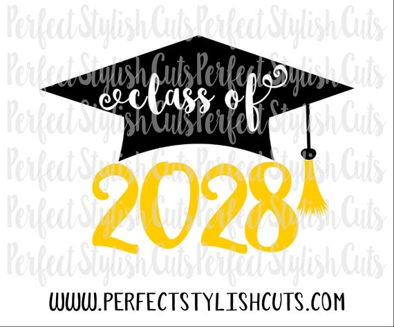 Class Of 2028 Svg Dxf Eps Png Files For Cutting Machines Etsy