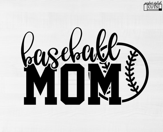Baseball Mom Svg File For Cricut And Silhouette Baseball Svg Etsy 日本