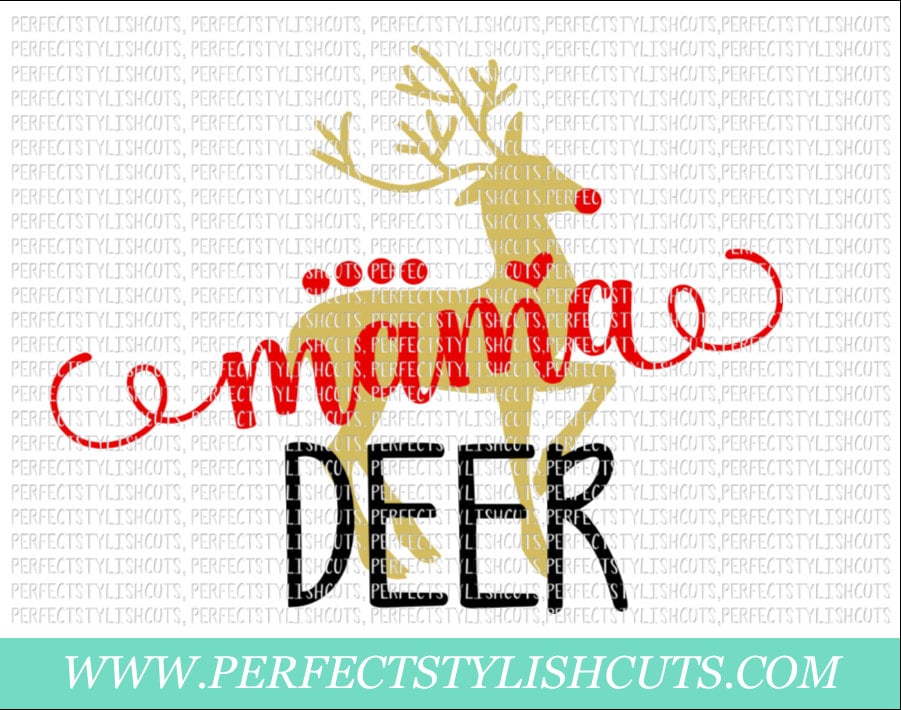 Download Mama Deer SVG DXF EPS png Files for Cutting Machines Cameo ...