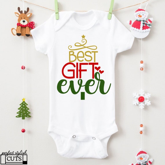 Best Gift Ever Svg, Christmas Svg, Christmas Cutting Files, Christmas Tree Svg, Baby Svg, Cut Files, Cricut Files, DXF Files, EPS, PNG