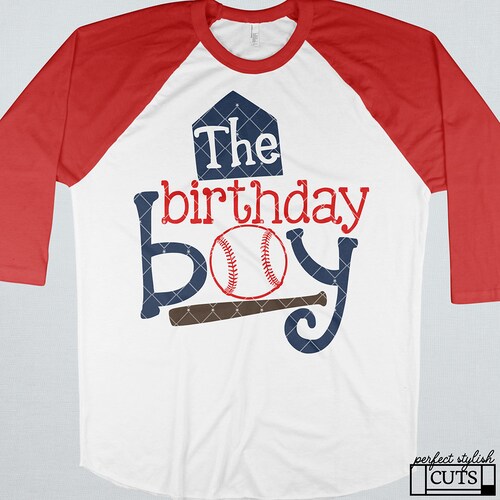 The Birthday Boy Svg Baseball SVG DXF EPS Png Files for - Etsy