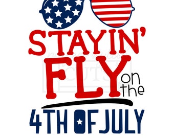 Staying Fly On The 4th Of July SVG PNG, Boy 4th Of July Svg, Toddler Boy Shirt, Fourth Of July Kids Png, Baby Boy Svg