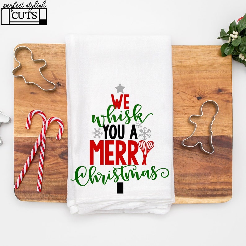 We Whisk You A Merry Christmas Svg Holiday Baking Svg | Etsy