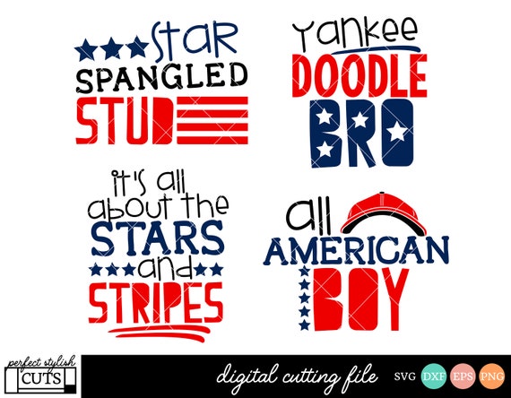 Download 4th Of July Svg Bundle Dxf Eps Png Patriotic Svg Fourth Etsy