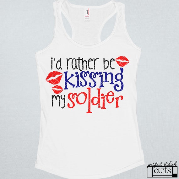 Download Kissing My Soldier SVG DXF EPS png Files for Cutting | Etsy