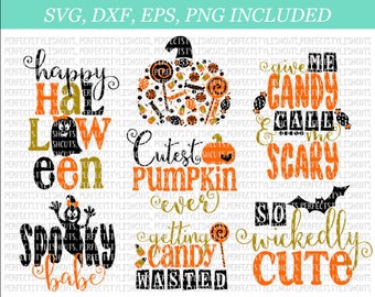 Halloween Girl Bundle SVG, DXF, EPS, png Files for Cutting Machines Cameo or Cricut - Halloween Svg, Pumpkin Svg, Trick Or Treat Svg