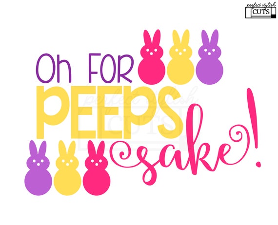 Free Easter Bunny Peep Svg SVG PNG EPS DXF File