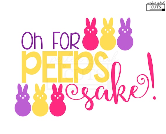 Free Easter Bunny Peep Svg SVG PNG EPS DXF File