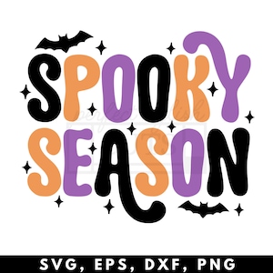 Spooky Season SVG, Halloween Svg, Spooky PNG, Halloween Shirt Svg, Retro Halloween SVG