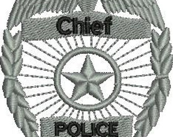 us police badge Chief Polizeiabzeichen Sammlermarke