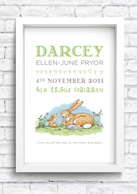 Personalised Little Nutbrown Hare Guess How Much I Love You Etsy Personalised Little Nutbrown Hare Guess How Much I Love You Etsy