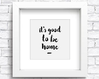 Good To Be Home Keepsake | New Home | Wedding | Anniversary | Couples Artwork | Friendship | Engagement | Family | Valentines | FREE POSTAGE