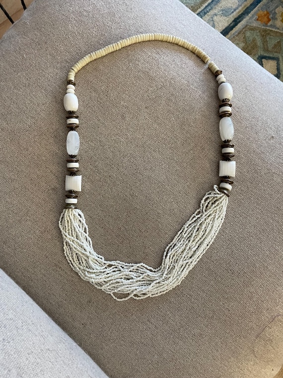 Handmade tribal necklace