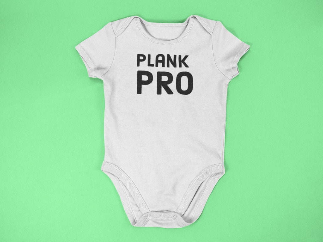 Gym Baby Onesie Planking Pro Workout Onesie Etsy
