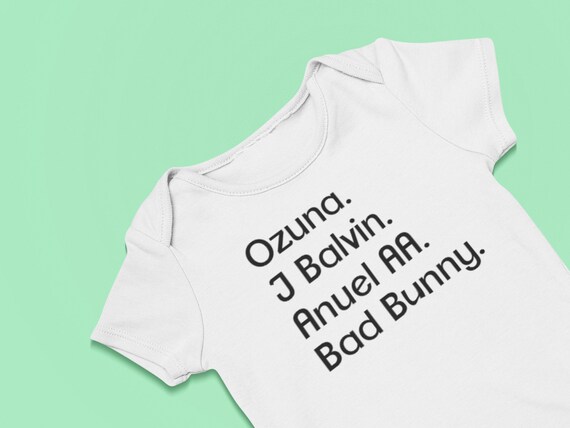 bad bunny baby onesie