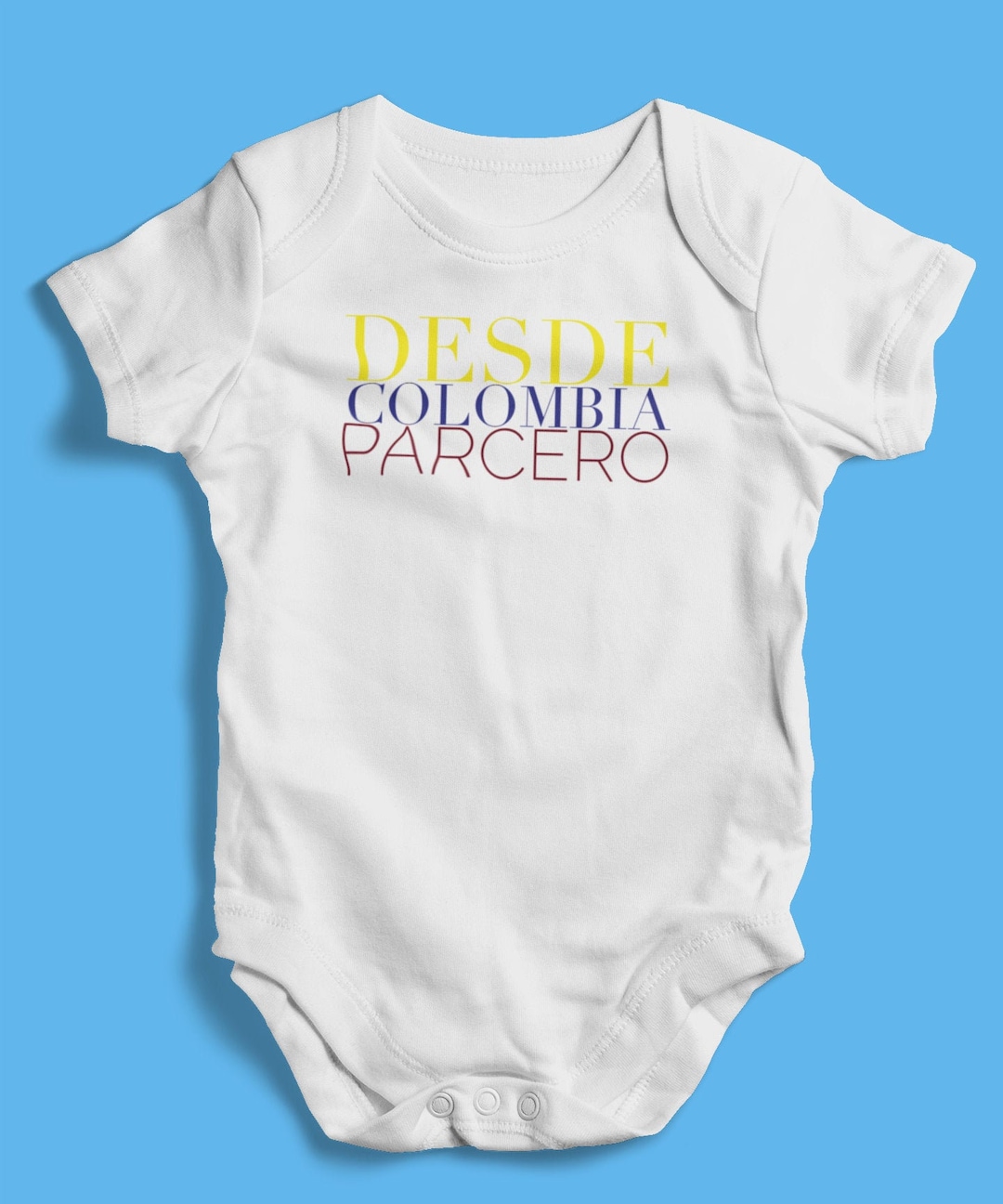 Desde Colombia Parcero Baby Onesie Onesie in Spanish Etsy UK