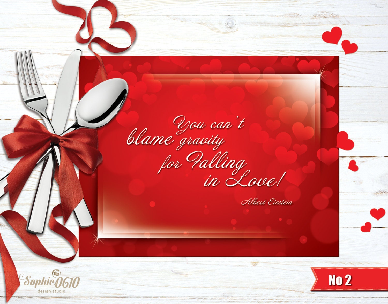 Valentine's Printable Placemats With Love Quotes, Red Digital Placemats ...