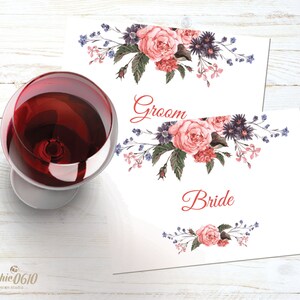Printable Table Name Wedding Cards, Personalized Event Name Table Tags ...