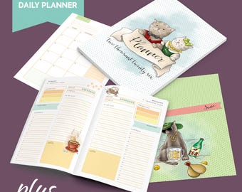 2026 Cat Planner: A5 Daily Organizer (Printable PDF)