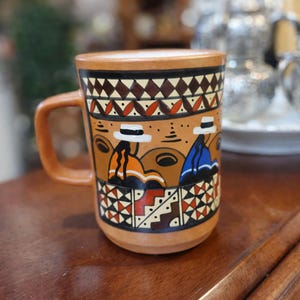 Vintage Hand-painted Ceramic Mug Mexican Southwestern Stoneware Adobe  Western Cup Drinkware - Etsy