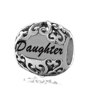 Charm for Pandora 925 Sterling Silver Daughter