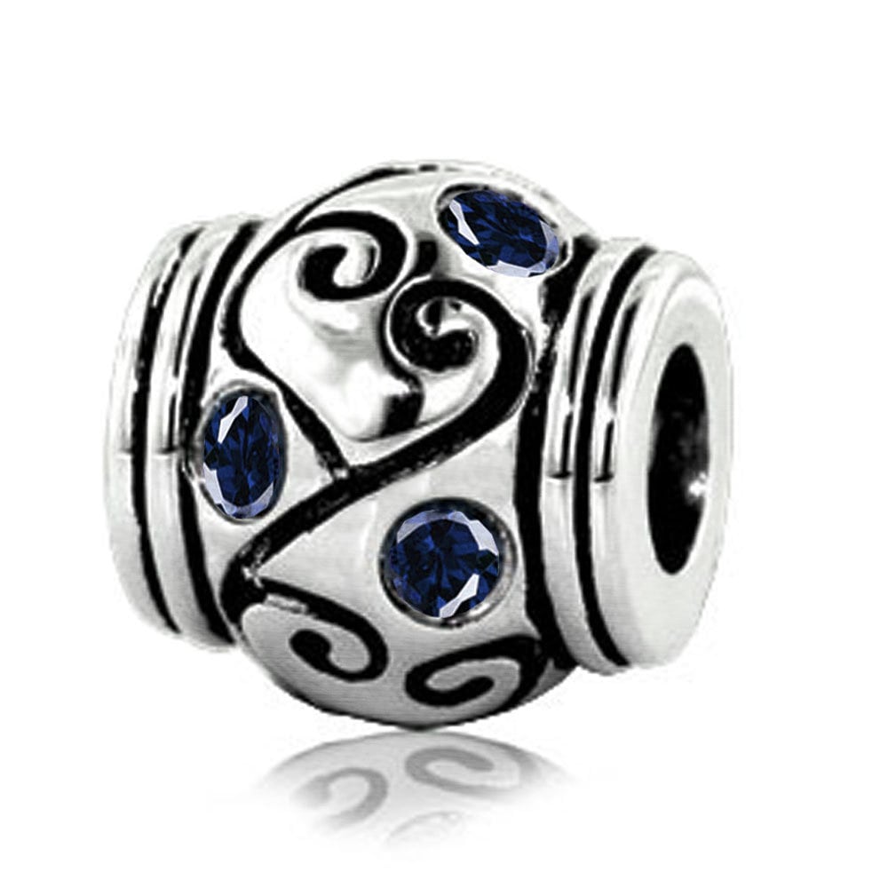 Charm for Pandora 925 Sterling Silver Dream Charm Dark Blue Sapphire Gemstones Etsy