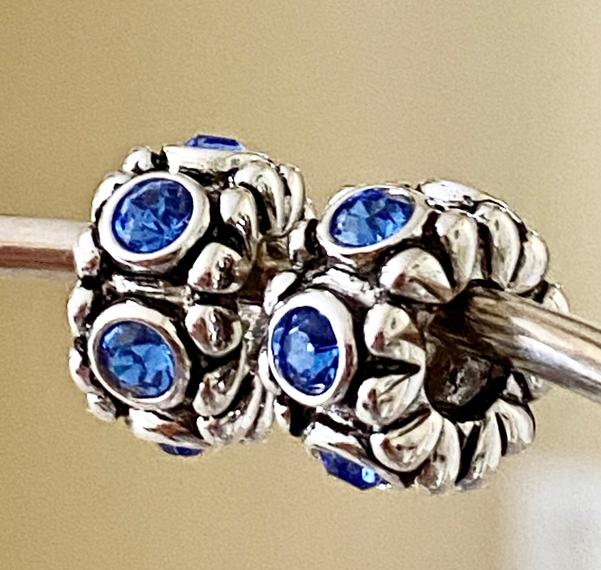 Blue Rose Polish Pottery  Pandora Hand Ring Holder