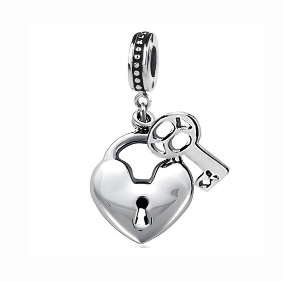 Charm Sterling Silver Pandora Charm Key To My Heart Sterling