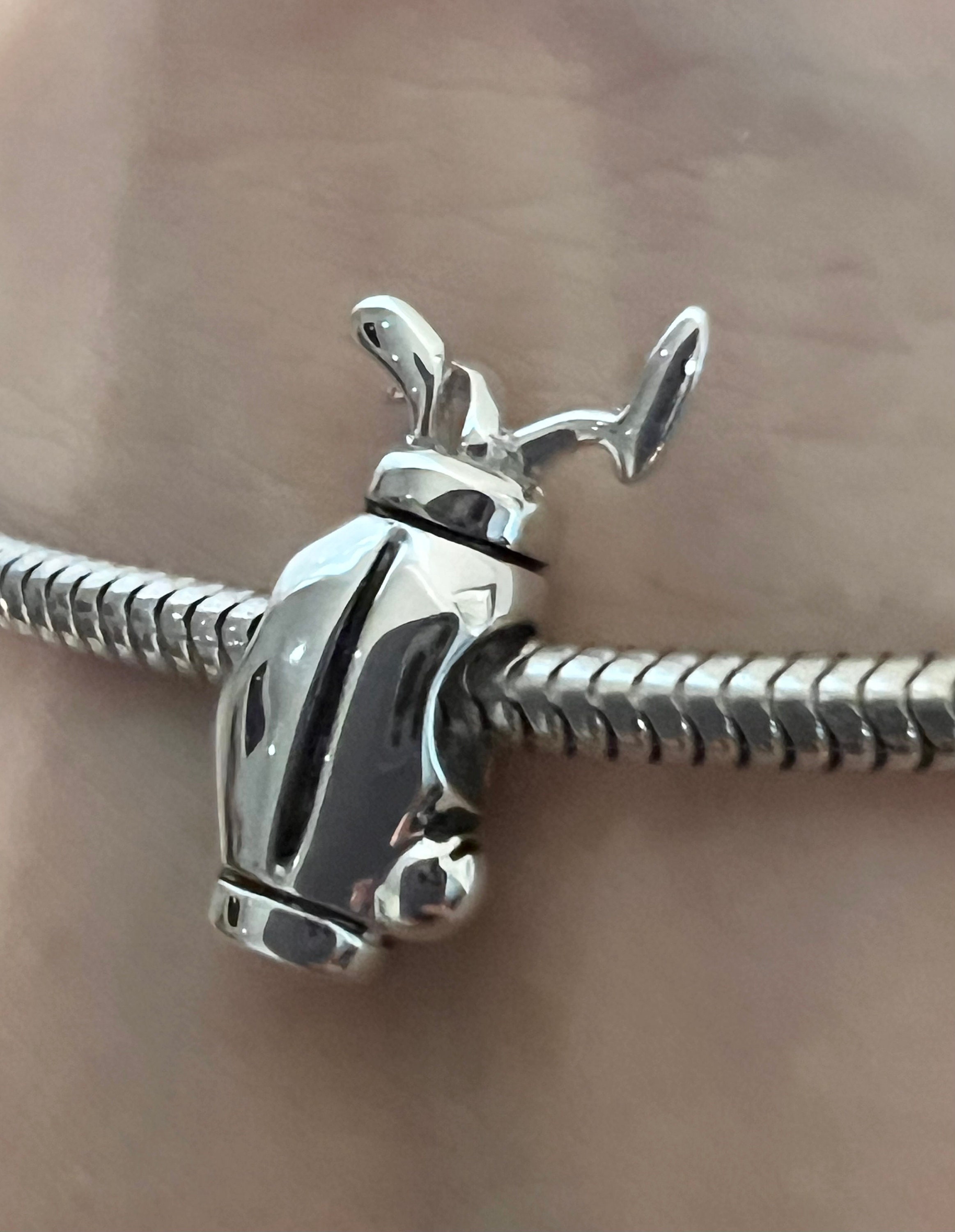 Golf Bag Charm  Sterling Silver Charms, Charm Bracelets & Beads