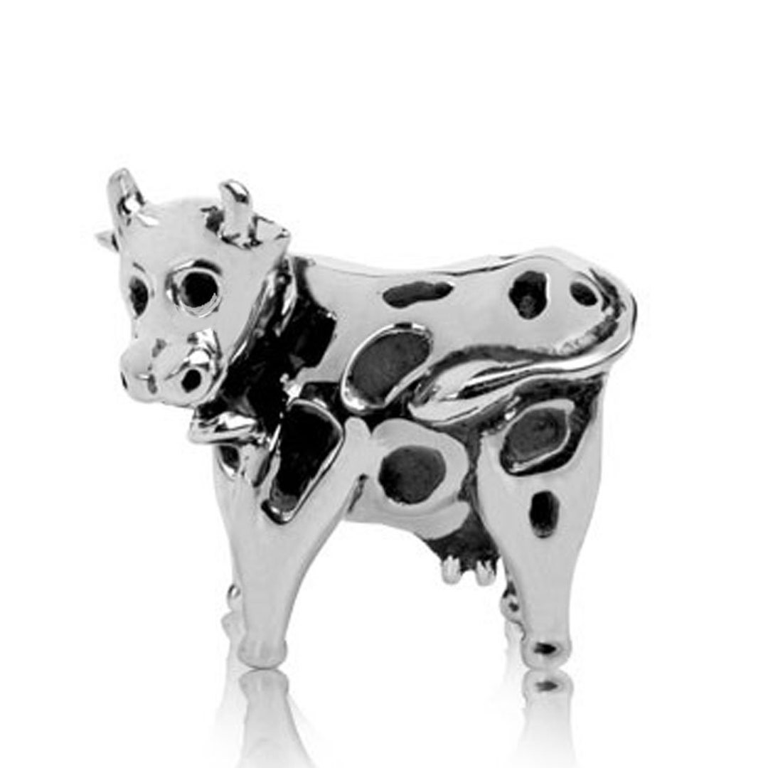 Rembrandt Cow Charm, Sterling Silver