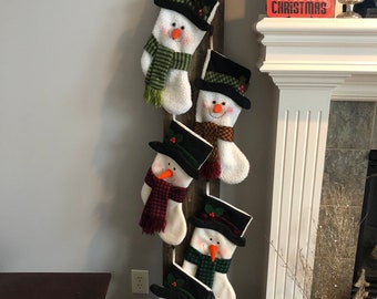 Home Metal Art Manger Scene Christmas Stocking Holder Hanger Hook