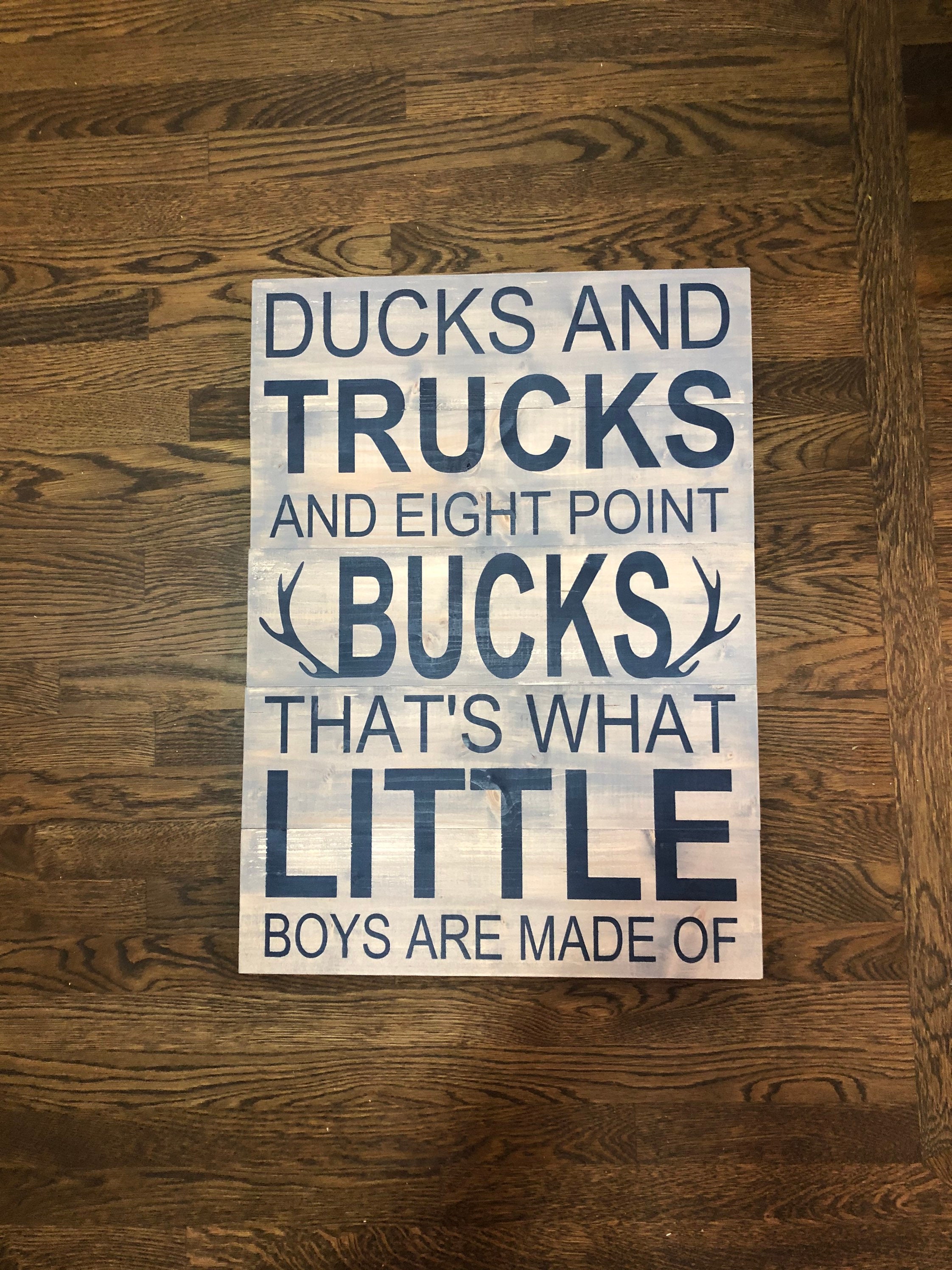 Ducks and Trucks and Eight Point Bucks Thats What Little Boys Etsy