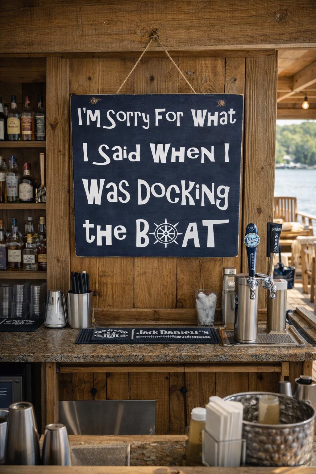 Boat Sign|funny Lakehouse Sign|docking the Boat Sign|im Sorry for What ...