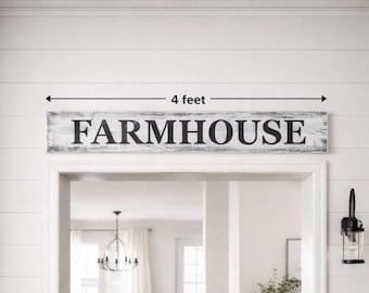 Farmhouse Sign|Large Farmhouse Sign|Rustic Farmhouse Sign|Kitchen Farmhouse Sign|Black White Farmhouse Sign|Farmhouse Sign|Farmhouse Decor