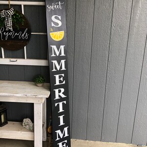 Summertime Sign Sweet Summertime Sign|summertime Porch Sign|lemon Summer Sign|summer ...